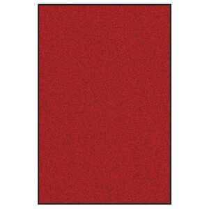 vidaXL Deurmat Rood en Zwart 120 x 180 cm 100% Polyamide
