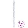 vidaXL Meubelfolies zelfklevend 90x500 cm PVC marmerwit