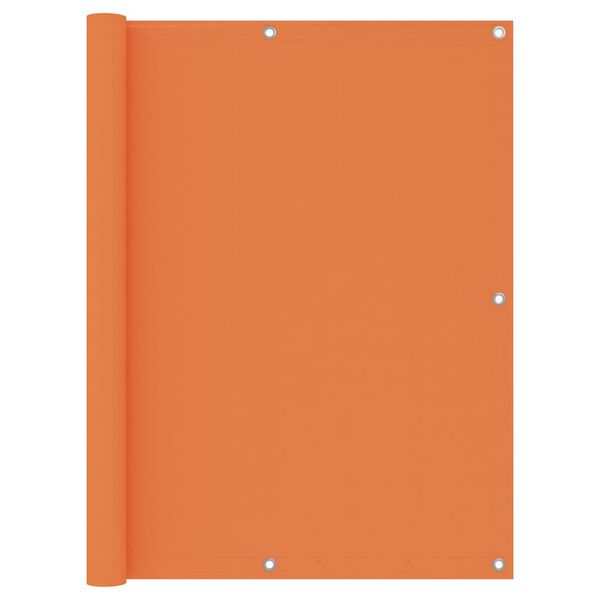 vidaXL Balkonscherm 120x600 cm oxford stof oranje
