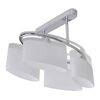 vidaXL Plafondlamp met ellips glazen kapjes (4 x E14)