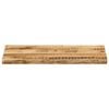 vidaXL Tafelblad met natuurlijke rand 90x40x3,8 cm massief mangohout