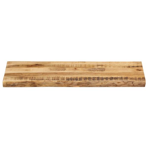 vidaXL Tafelblad met natuurlijke rand 90x40x3,8 cm massief mangohout