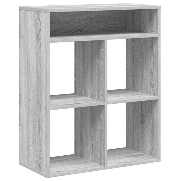 vidaXL Boekenkast 66x31x80 cm bewerkt hout grijs sonoma eikenkleurig