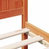 vidaXL Bedframe Bruin 75 x 190 cm Massief grenenhout