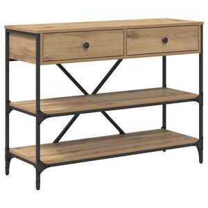 vidaXL Wandtafel Bruin 100 x 34,5 x 75 cm Hout