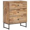 vidaXL Dressoir 60x30x75 cm gerecycled teakhout