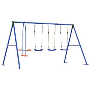 vidaXL Buiten Schommelset Meerkleurig 330 x 185 x 185 cm Staal en PE