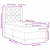 vidaXL Boxspringbed met matras Roze 200 x 90 cm Polyester