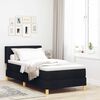 vidaXL Boxspringbed met matras Zwart 200 x 100 cm Polyester