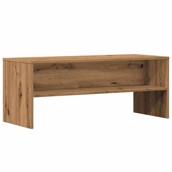 vidaXL Tv-meubel 100x40x40 cm bewerkt hout artisanaal eikenkleurig