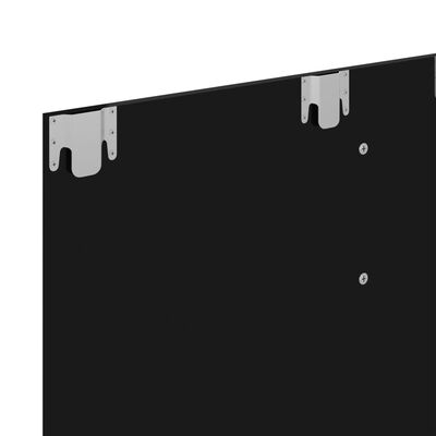 vidaXL Tv-wandmeubel 102x23,5x90 cm bewerkt hout hoogglans zwart
