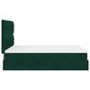 vidaXL Ottoman bed met matrassen en LED's 140x200cm fluweel