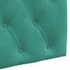 vidaXL Hangend Hoofdeinde Turquoise 190 x 55 x 7 cm Fluweel
