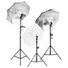 vidaXL Fotostudioset met verlichtingsset, achtergrond en reflector
