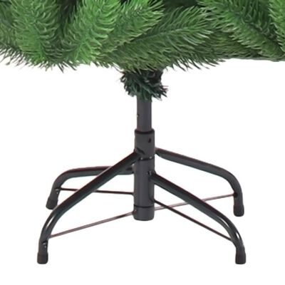 vidaXL Kunstkerstboom met verlichting Nordmann 240 cm groen
