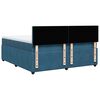 vidaXL Boxspring met matras fluweel blauw 180x200 cm
