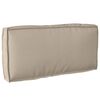 vidaXL Kussen Taupe 80 x 40 x 12 cm Oxford Stof