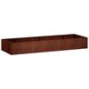 vidaXL Retentiewall 8 st 300 x 100 x 50 cm weervast staal Roestkleurig