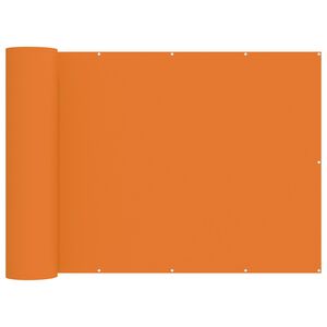 vidaXL Balkon Privacy Scherm 150 x 600 cm Stof met PU-coating Oranje
