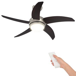 vidaXL Plafondventilator met licht en afstandsbediening &Oslash; 110 cm