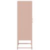 vidaXL Hoge kast 36x39x123 cm staal roze