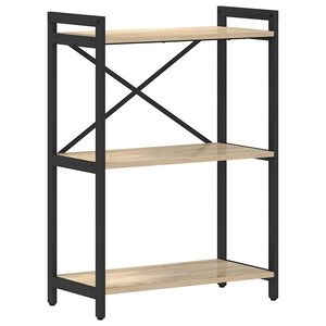 vidaXL Boekenkast 60 x 30 x 85 cm Bewerkt hout Sonoma Eiken