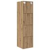 vidaXL Tv-meubelset Artisan Eiken 37 x 37 x 142,5 cm Bewerkt hout