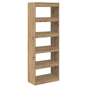 vidaXL Boekenkast 5-laags 60 x 30 x 166 cm Bewerkt hout