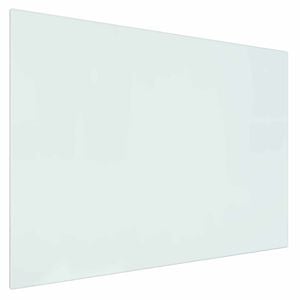 vidaXL Vuurplaats Glazen Plaat Transparant 80 x 60 cm Glas