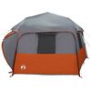 vidaXL Directe Tent ALTA Grijs en Oranje 458 x 458 x 230 cm Staal