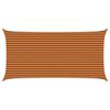 vidaXL Zonneschaduwzeil Oranje en Bruin 6 x 3 m 100% Polyester Oxford