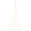 vidaXL LED Kerstboom met Grondspiesjes Warmwit 511 cm Metaal