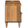 vidaXL TV-kast met lade Naturel 100 x 33,5 x 46 cm Massief Mango Hout