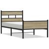 vidaXL Bedframe zonder matras hout sonoma eikenkleurig 90x190 cm