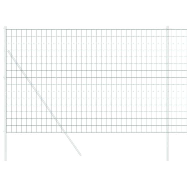 vidaXL Euro Hek Groen 1,5 x 10 m PVC-gecoat ijzer