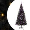 vidaXL Kerstboom Zwart 180 cm PVC