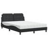 vidaXL Bedframe zonder matras "Zadar" kunstleer zwart 120x200 cm