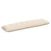 vidaXL Rugkussen Beige 200 x 50 cm Microvezel Stof
