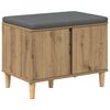 vidaXL Halbank Artisan Eik 60 x 38 x 46 cm