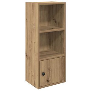 vidaXL Boekenkast 31x24x77 cm bewerkt hout artisanaal eikenkleurig