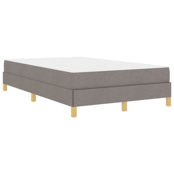 vidaXL Boxspringbed met matras Taupe 120 x 190 cm Stof