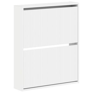 vidaXL Wandgemonteerde Schoenkast ARNHEM 71 x 17 x 86 cm Bewerkt hout