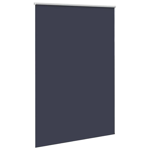 vidaXL Rolgordijn verduisterend 155x210 cm stofbreedte 151,6 cm blauw