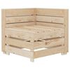 vidaXL Tuinhoekbank pallet hout