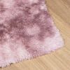 vidaXL Hoogpolig vloerkleed NAVARRA 160x230 cm polyester stoffig roze