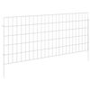 vidaXL Tuin omheining met palen 24 st 115 x 50 cm Gegalvaniseerd staal