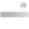 vidaXL Gazonranden 30 st 20x103 cm roestvrij staal