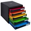 Exacompta Bureauladeblok Big-Box Plus Black Office met 5 lades zwart