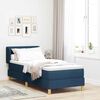 vidaXL Boxspringbed met matras met hoofdeinde Blauw 80 x 200 cm Stof