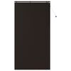 vidaXL Jaloezie Donkerbruin 130 x 250 cm 35 mm Massief Paulowniahout